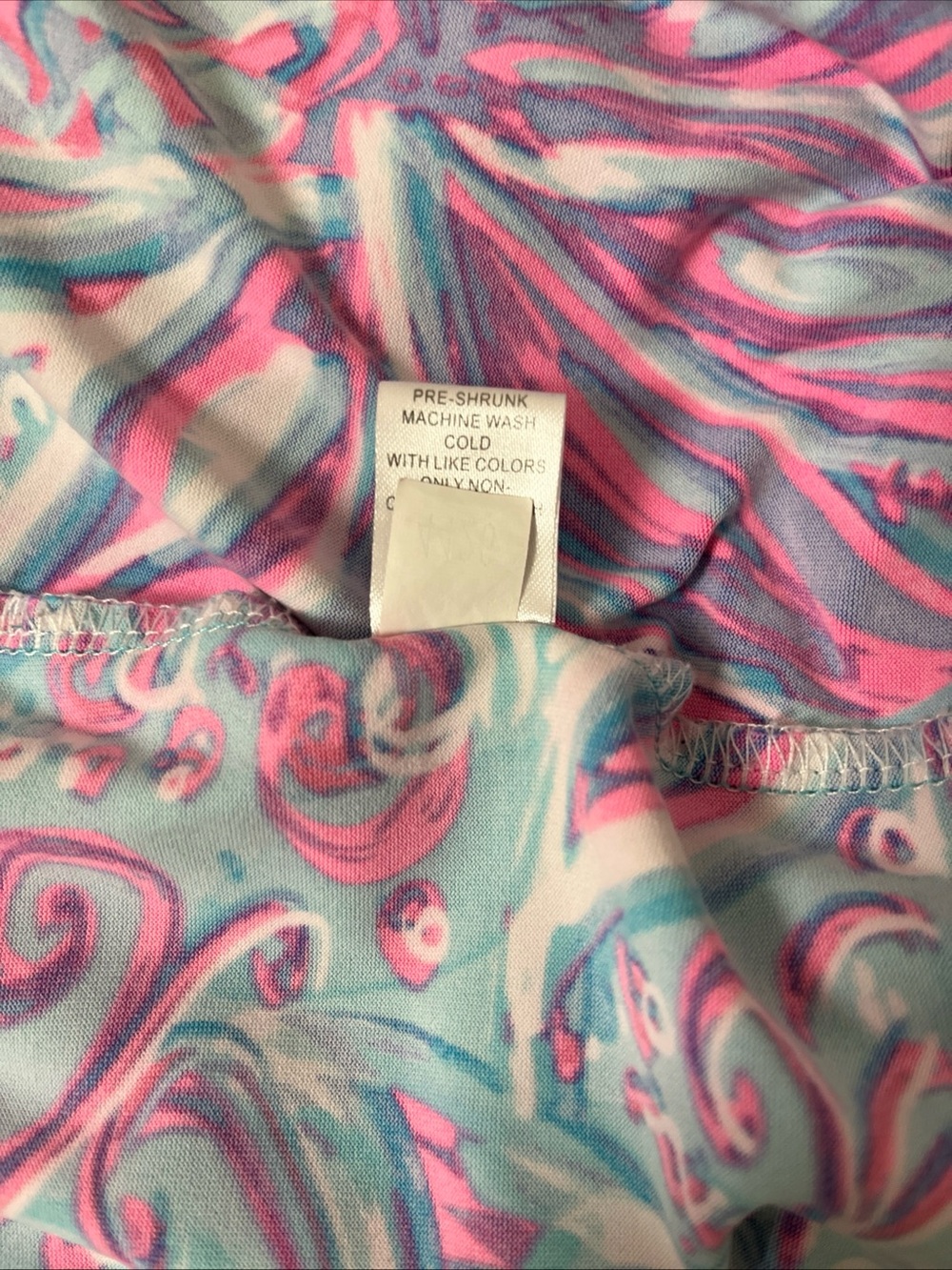 Lulu-B Pineapple Sleeveless Jersey Shift Dress - Picture 6 of 6